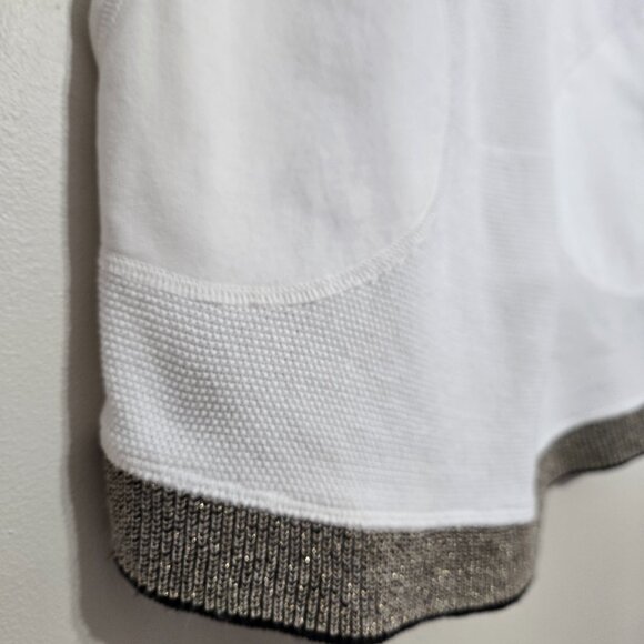 Elisa Cavaletti by Daniela Dallavalle Textured Embellished Tunic White XS - Picture 3 of 15